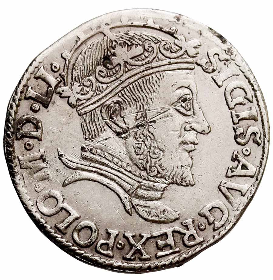 Zygmunt II August. Trojak (3 grosze) 1546, Wilno